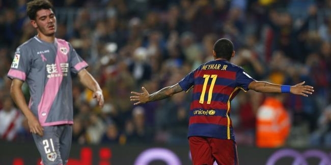 La pegada de Neymar destroza a un Rayo valiente que tuvo al Barça contra las cuerdas