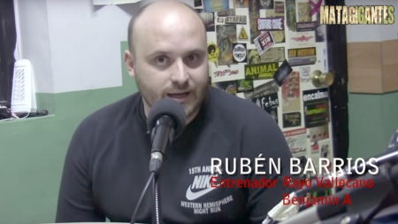 Gente del Rayo: Entrevista a Rubén Barrios, entrenador del Benjamín A