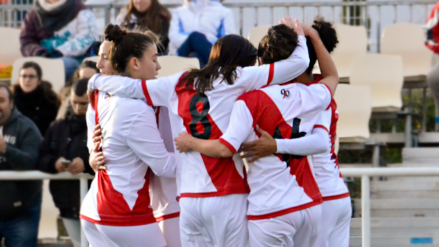 El Rayo Vallecano Femenino golea de nuevo