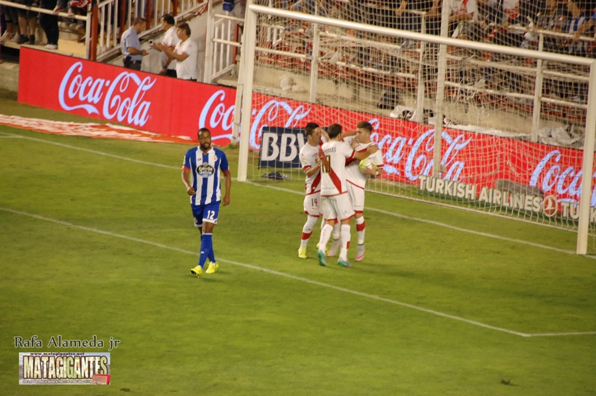 El Rayo encalla ante el Deportivo