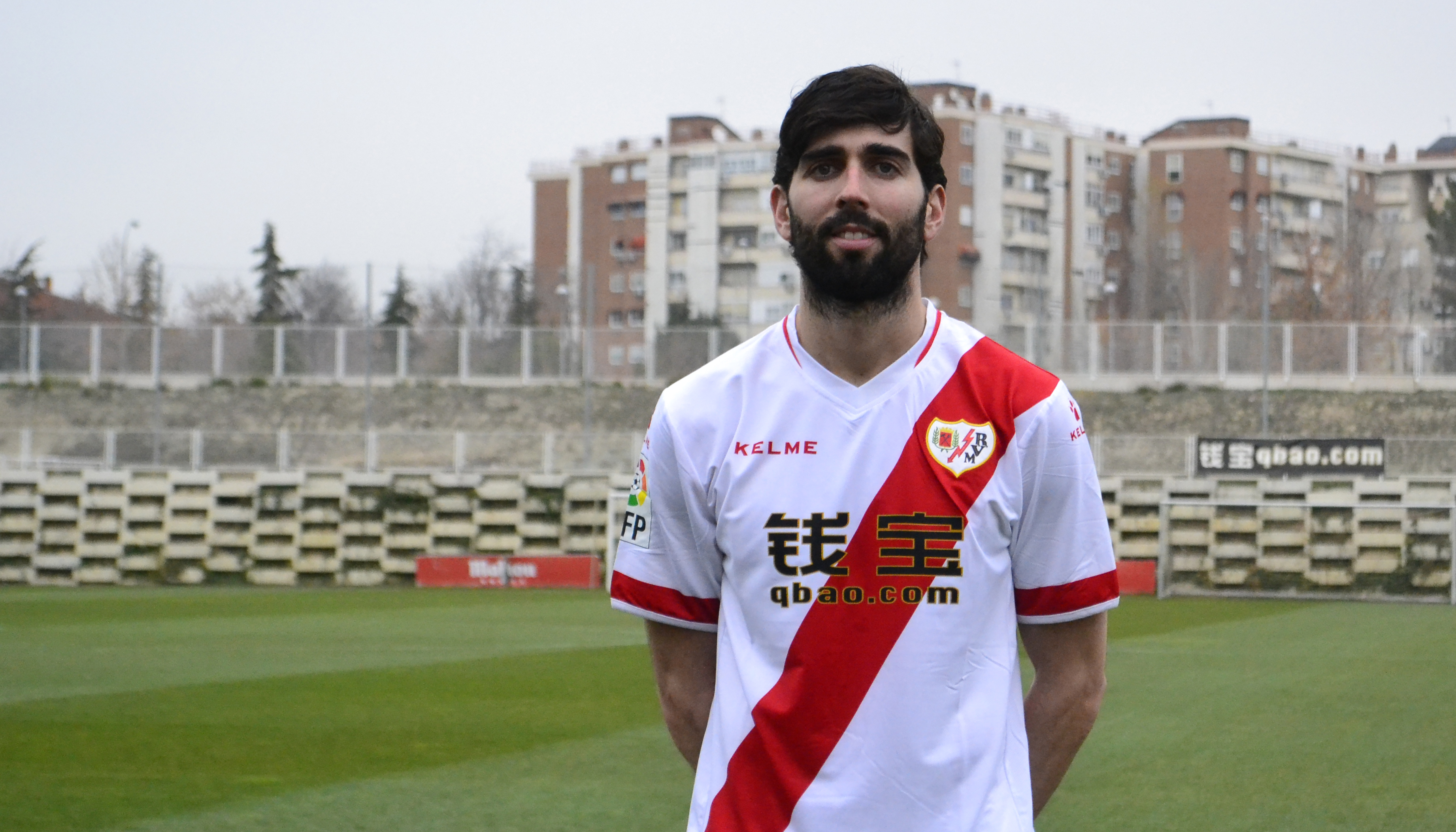 Crespo, presentado como jugador del Rayo Vallecano