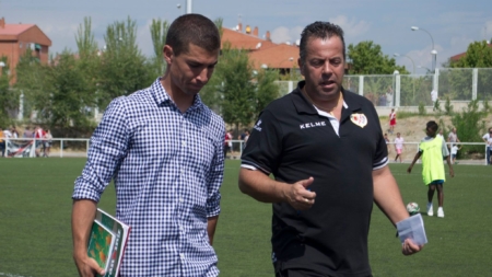 Diego Merino se despide como entrenador del filial rayista