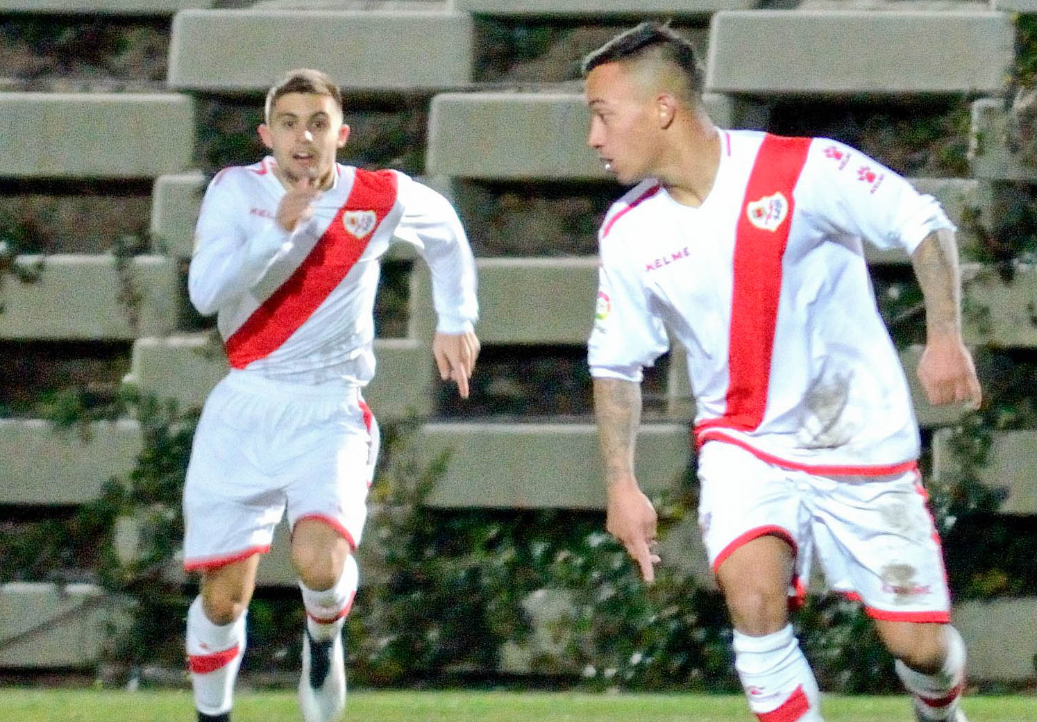 Iván Amores debuta con el Rayo B