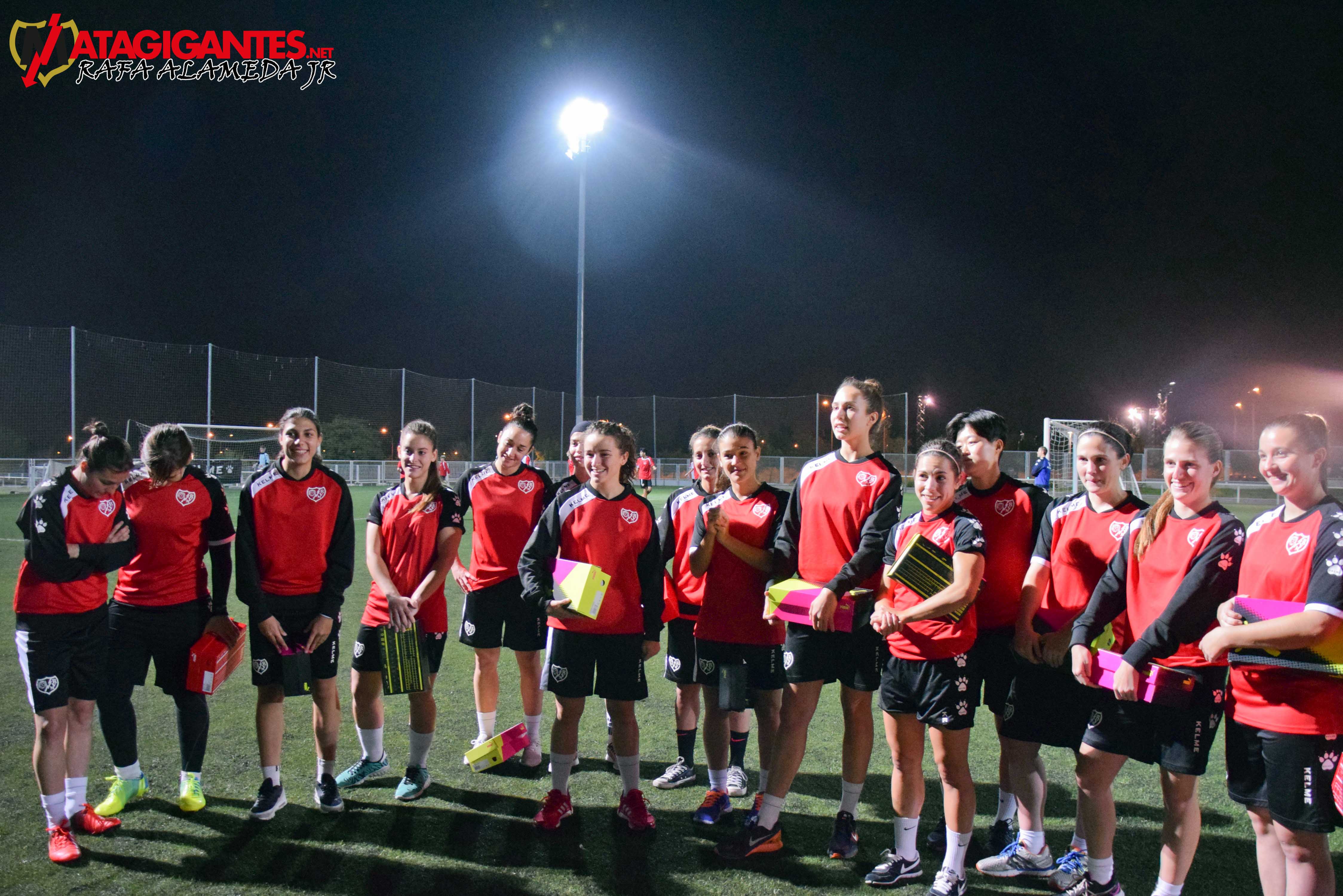 Plantilla del Rayo Femenino 2017-18