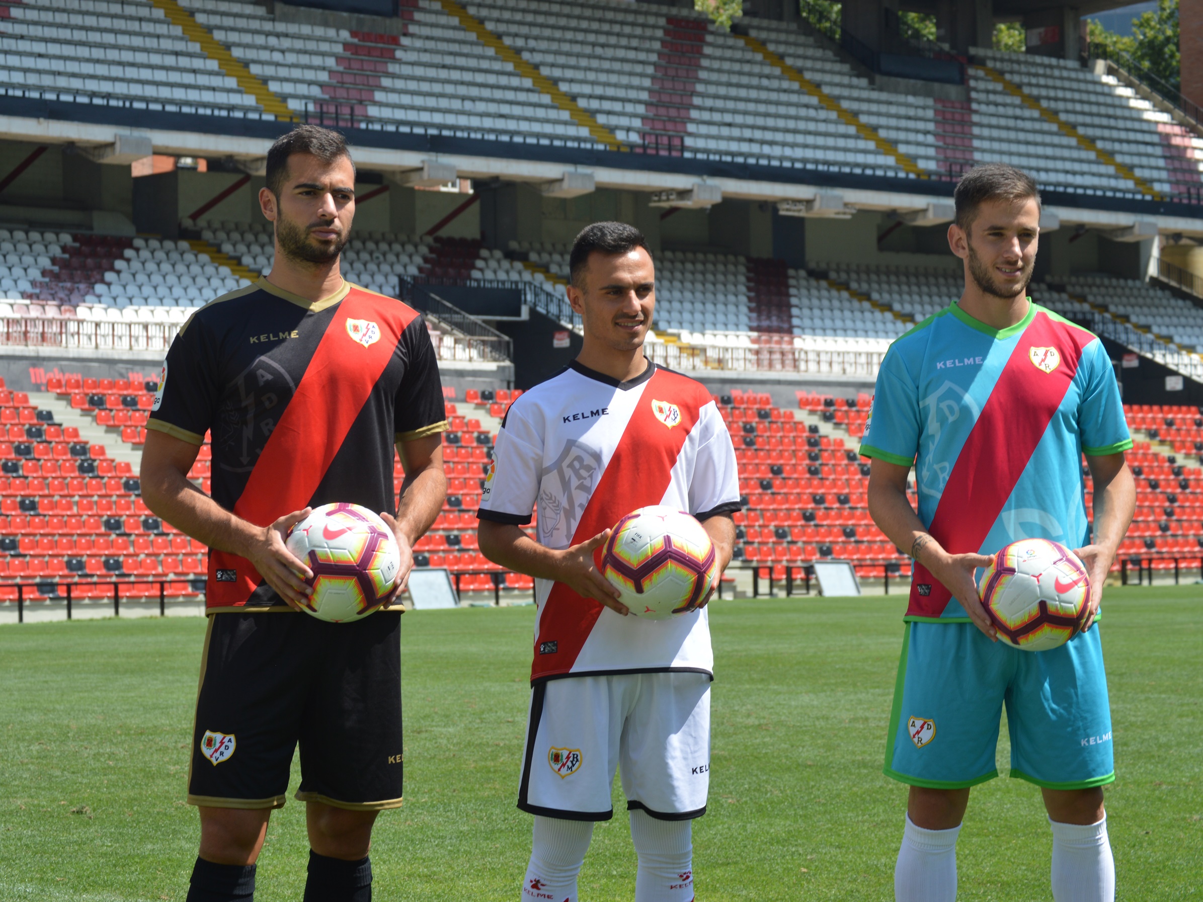 Presentados Álvaro García, Medrán y Amat