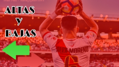 Altas y bajas de la primera plantilla 2019/20