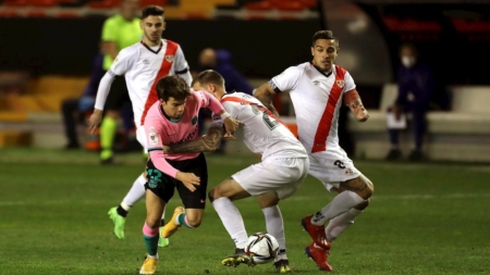 Rayo Vallecano 1  FC Barcelona 2. Un «palo» de partido