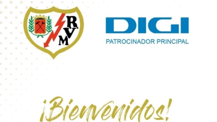 DIGI se convierte en patrocinador principal del Rayo Vallecano