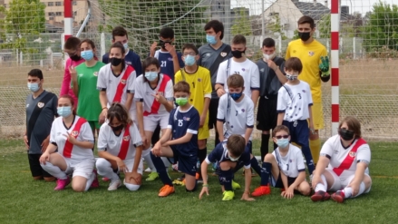 DEBUT DE LAS VALIENTES GUERRERAS DE LA FUNDACIÓN RAYO  VALLECANO EN LA CIUDAD DEPORTIVA