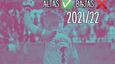 Altas y bajas de la primera plantilla 2021/22